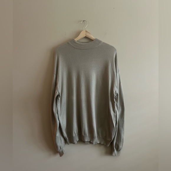 Triscots St Raphael | Men's Tan Sweater, high neck, size XL - Picture 3 of 3